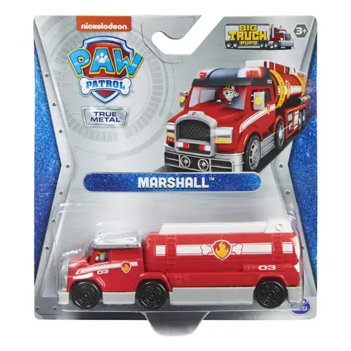 Masinuta Paw Patrol True Metal - Big Truck Pups, Marshall