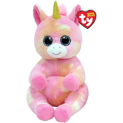 Jucarie de plus Ty - Beanie Bellies, Unicornul Skylar, 24 cm