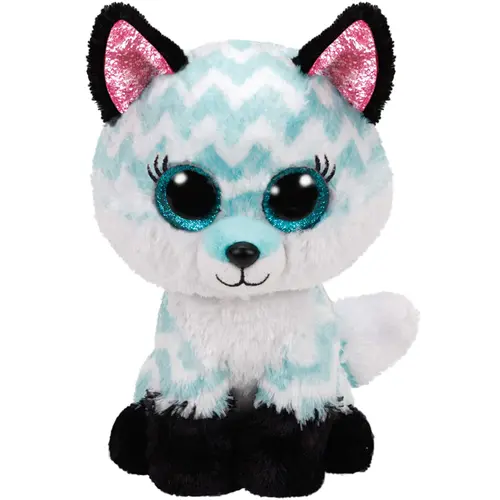 Jucarie de plus TY - Beanie Boos, Vulpe bleu, 24 cm