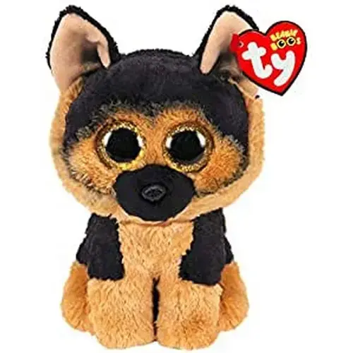 Jucarie de plus TY - Beanie Boos, Catelul Politist Spirit, 24 cm