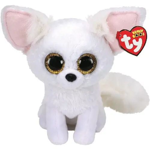 Jucarie de plus TY - Beanie Boos, Vulpe Polara, 24 cm
