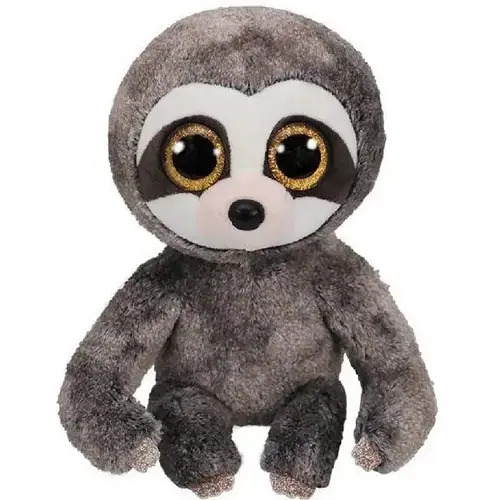 Jucarie de plus TY - Beanie Boos, Lenes Gri, 24 cm