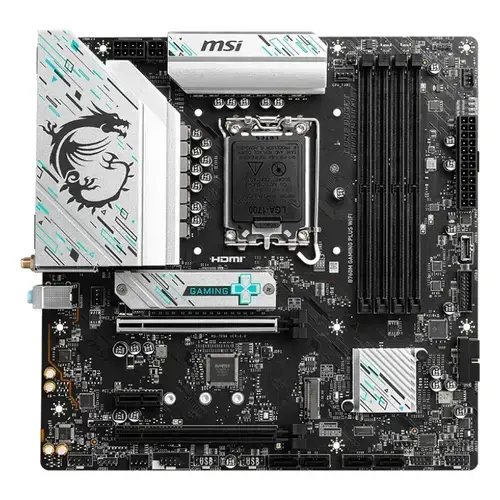 Placa de baza MSI B760M GAMING PLUS WIFI, DDR5, LGA 1700, Intel B760