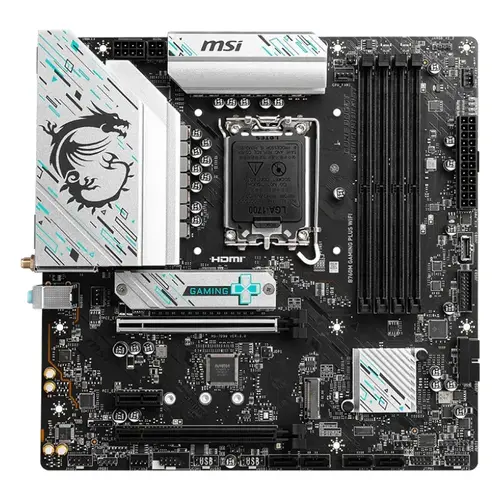 Placa de baza MSI B760M GAMING PLUS WIFI, DDR5, LGA 1700, Intel B760