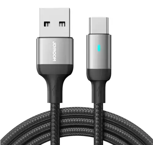Cablu Date si Incarcare USB-A - USB-C Joyroom A10, 18W, 1.2m, Negru