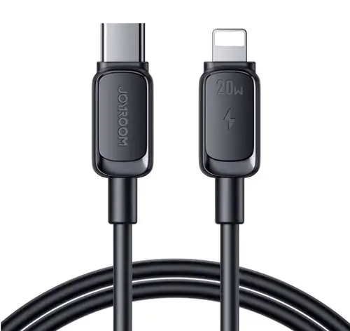 Cablu Date si Incarcare USB-C - Lightning Joyroom A14, 20W, 1.2m, Negru