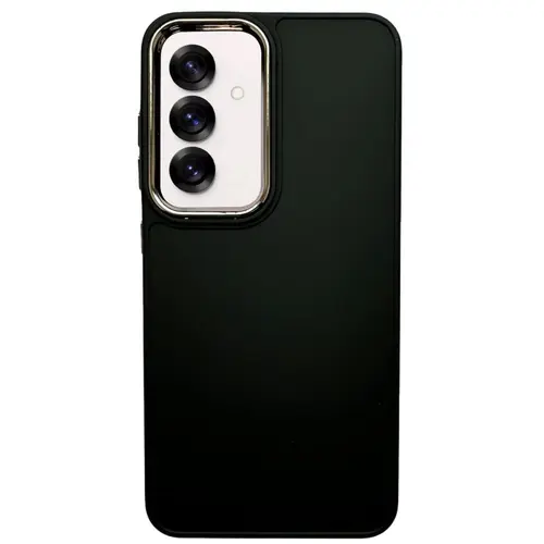 Husa Lemontti Frame Samsung Galaxy S25, Negru