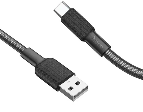 Cablu Date si Incarcare USB-A - USB-C HOCO X69, 18W, 1m, Negru