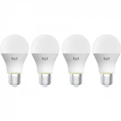 Bec LED Yeelight W4 Lite YLQDP-0012, Wi-Fi, E27, 9W, 2700K - 6500K, 806lm, 4 bucati