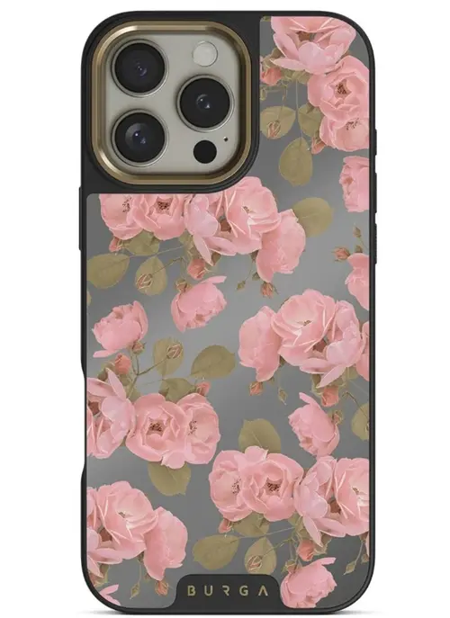 Husa Burga Elite Mirror Magsafe Gold Desert Rose iPhone 16 Pro