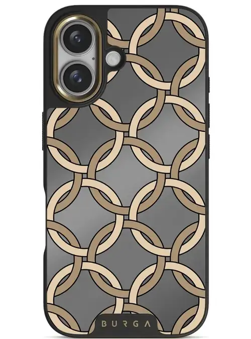 Husa Burga Elite Mirror Magsafe Gold Heritage iPhone 16