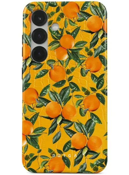 Husa Burga Dual Layer Orange Lemonade Samsung Galaxy S25