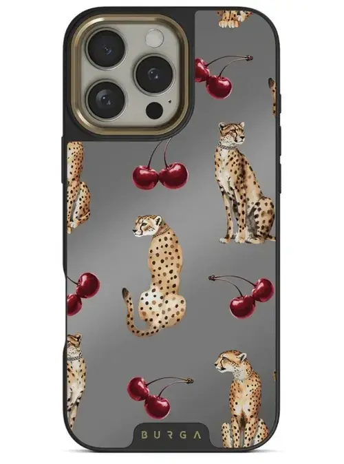 Husa Burga Elite Mirror Magsafe Gold Cougar iPhone 16 Pro