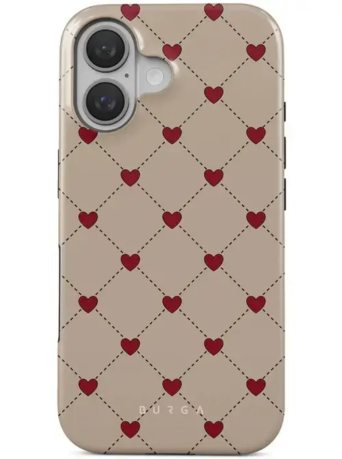 Husa Burga Dual Layer Love Letter iPhone 16