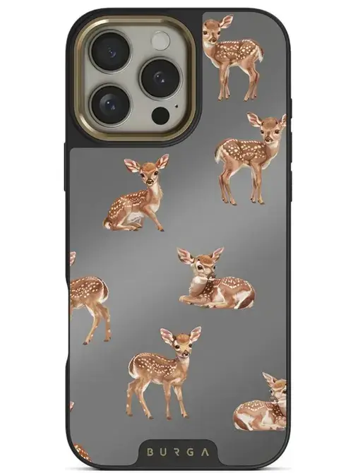 Husa Burga Elite Mirror Magsafe Gold Bambi iPhone 16 Pro Max