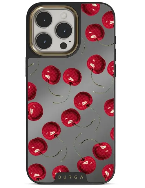 Husa Burga Elite Mirror Magsafe Gold Cherrybomb iPhone 15 Pro Max