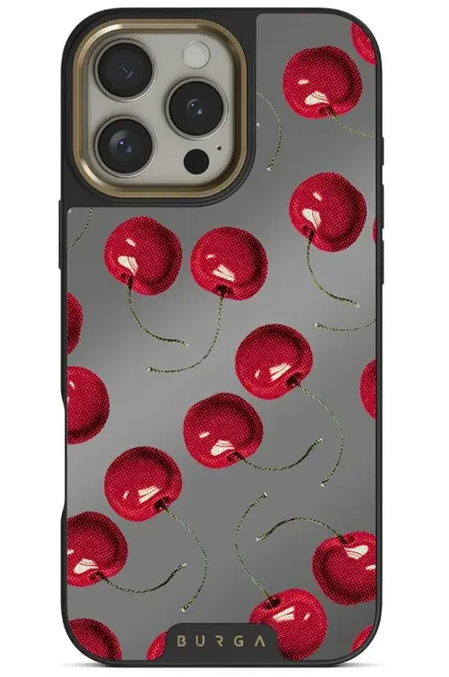 Husa Burga Elite Mirror Magsafe Gold Cherrybomb iPhone 16 Pro Max