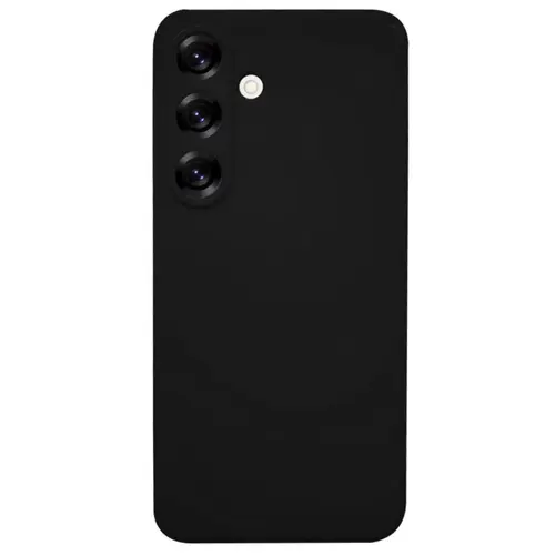 Husa Lemontti Silicon Silky Samsung Galaxy S25, Negru