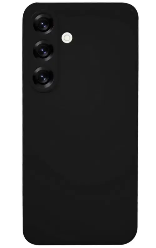 Husa Lemontti Silicon Silky Samsung Galaxy S25 Plus, Negru