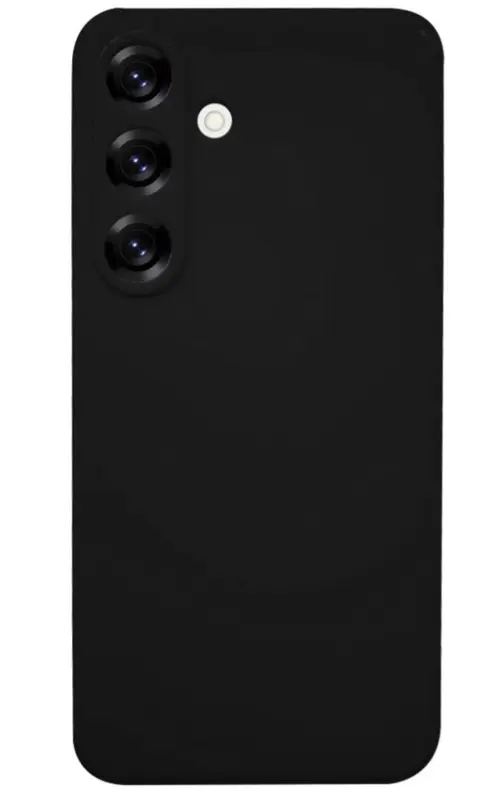 Husa Lemontti Silicon Silky Samsung Galaxy S25 Plus, Negru