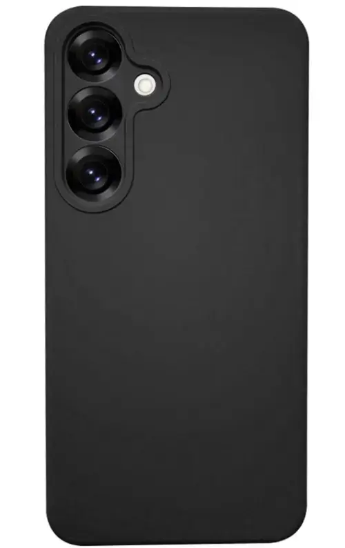 Husa Lemontti Silicon Soft Slim Samsung Galaxy S25 Plus, Negru