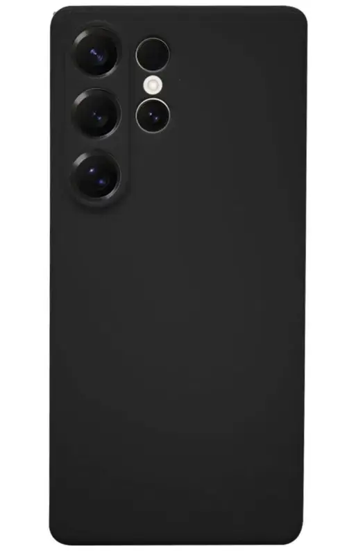 Husa Lemontti Silicon Silky Samsung Galaxy S25 Ultra, Negru
