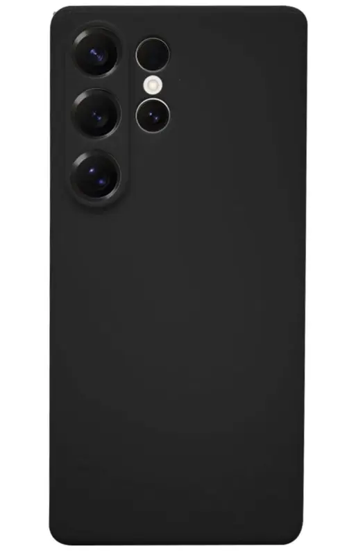 Husa Lemontti Silicon Silky Samsung Galaxy S25 Ultra, Negru