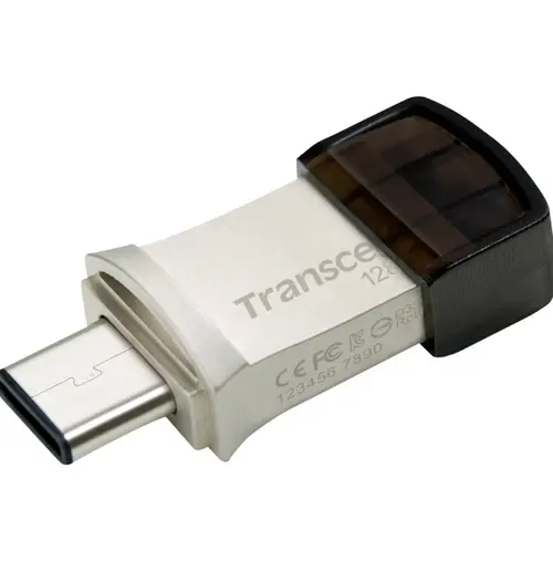 Stick USB Transcend JetFlash 890S    128GB, Typ-C + USB