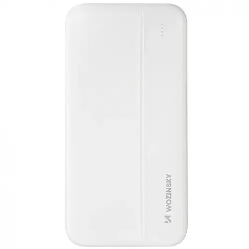 Baterie Externa WZK WPBWE1, 10000mAh, 10W, 2 x USB-A, Alba