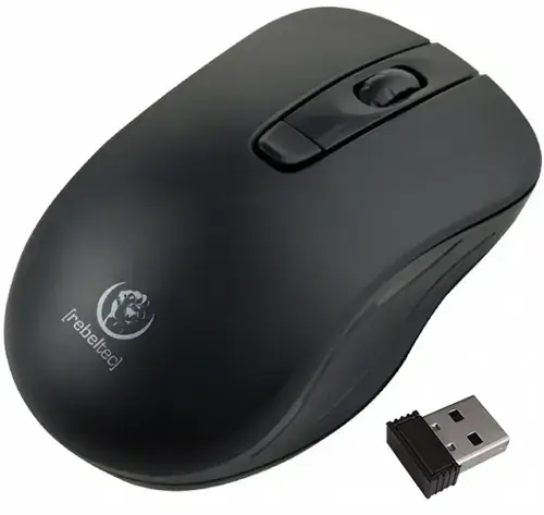 Mouse Wireless Rebeltec Star, 1600DPI, Negru