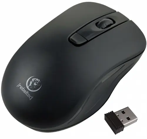 Mouse Wireless Rebeltec Star, 1600DPI, Negru