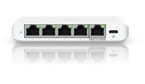 Switch Ubiquiti USW-FLEX-2.5G-5, 5 porturi, PoE