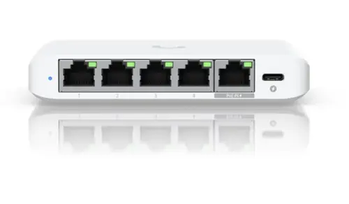 Switch Ubiquiti USW-FLEX-2.5G-5, 5 porturi, PoE