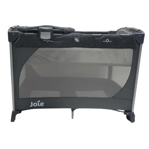 Patut pliant Joie Commuter Change Gray Marble, cu cosulet detasabil inclus,  greutate maxima suportata 15 Kg