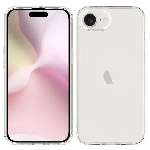 Husa Lemontti Silicon iPhone 16e, Transparent
