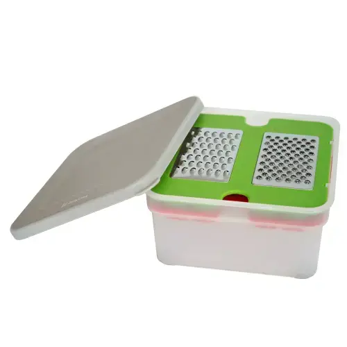 Razatoare multifunctionala, inox, cu recipient - Zokura