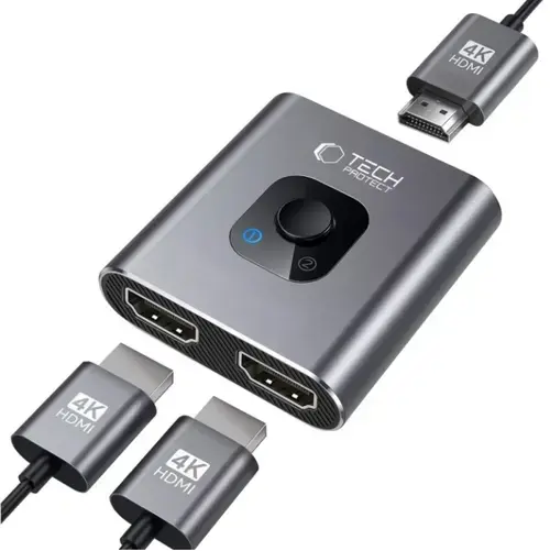 Switch Video Tech-Protect HB07, HDMI - 2 x HDMI, Negru