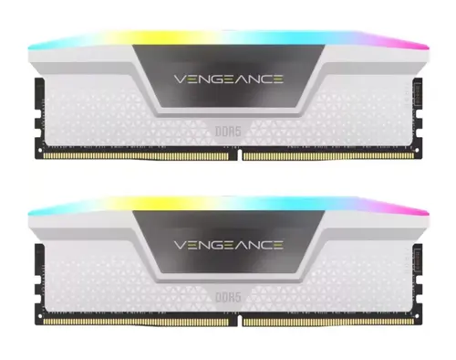 Memorie Corsair Vengeance RGB White 32GB DDR5 6000MHz CL36 Dual Channel Kit