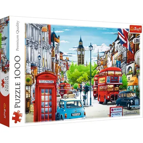Puzzle Trefl, Strada in Londra, 1000 piese