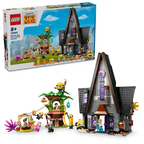 LEGO® Minions - Despicable Me - Resedinta de familie a lui Gru si a minionilor 75583, 868 piese