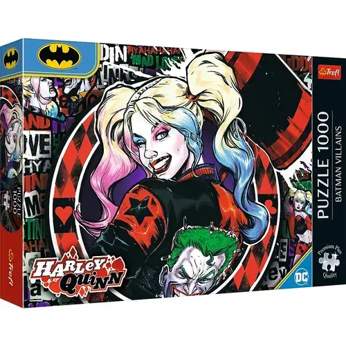 Puzzle Trefl Premium Plus - DC Comics, Harley Quinn, 1000 piese