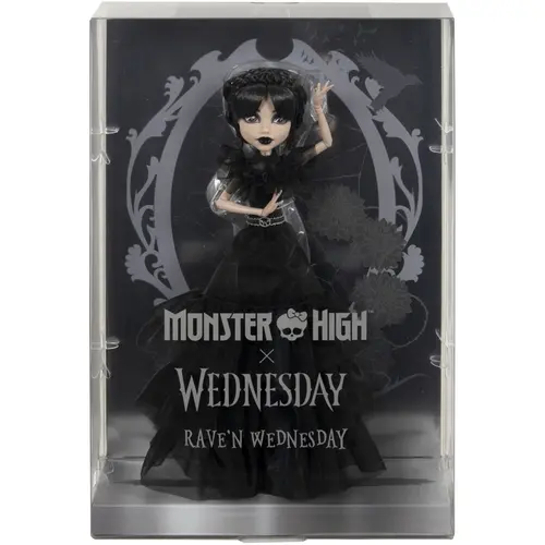 Papusa Monster High - Wednesday, Rave'N Wednesday