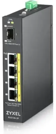 Switch ZyXEL RGS100-5P, Gigabit, 4 porturi, PoE