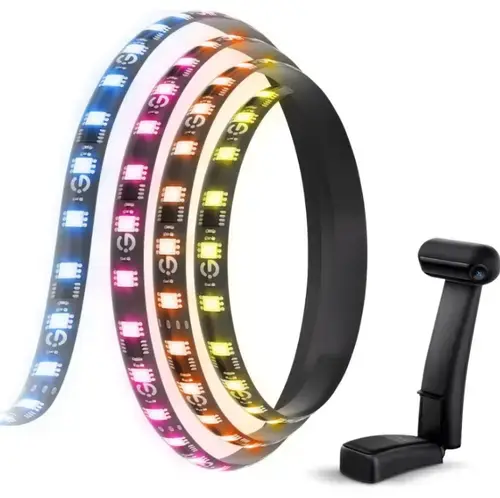 Banda LED inteligenta pentru TV Govee H605C Envisual TV Backlight T2 RGBIC, Wi-Fi, Bluetooth, Dual Camera, 75-85inch