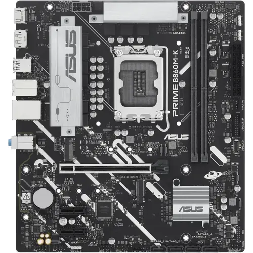 Placa de baza ASUS PRIME B860M-K, Intel B860, LGA 1851, DDR5, mATX