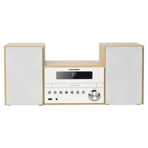 Microsistem Blaupunkt MS45BT, 100W, Bluetooth, CD, MP3, USB, Alb