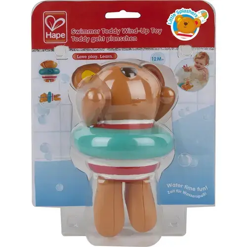 Jucarie de baie Hape - Teddy inotatorul vesel