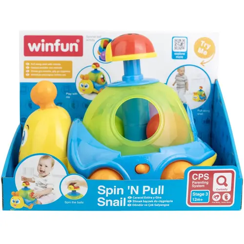 Jucarie de tras Winfun - Melcul cu bile