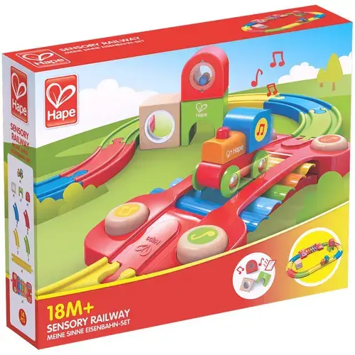 Set de joaca Hape - Sina de tren senzoriala