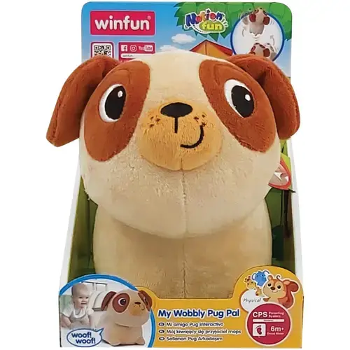 Jucarie interactiva Winfun - Catelus pug